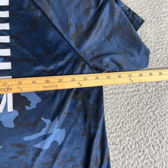 Under Armour Shirt Mens XXL Navy Blue Freedom Camo Performance Tee Athleisure - Picture 9 of 10
